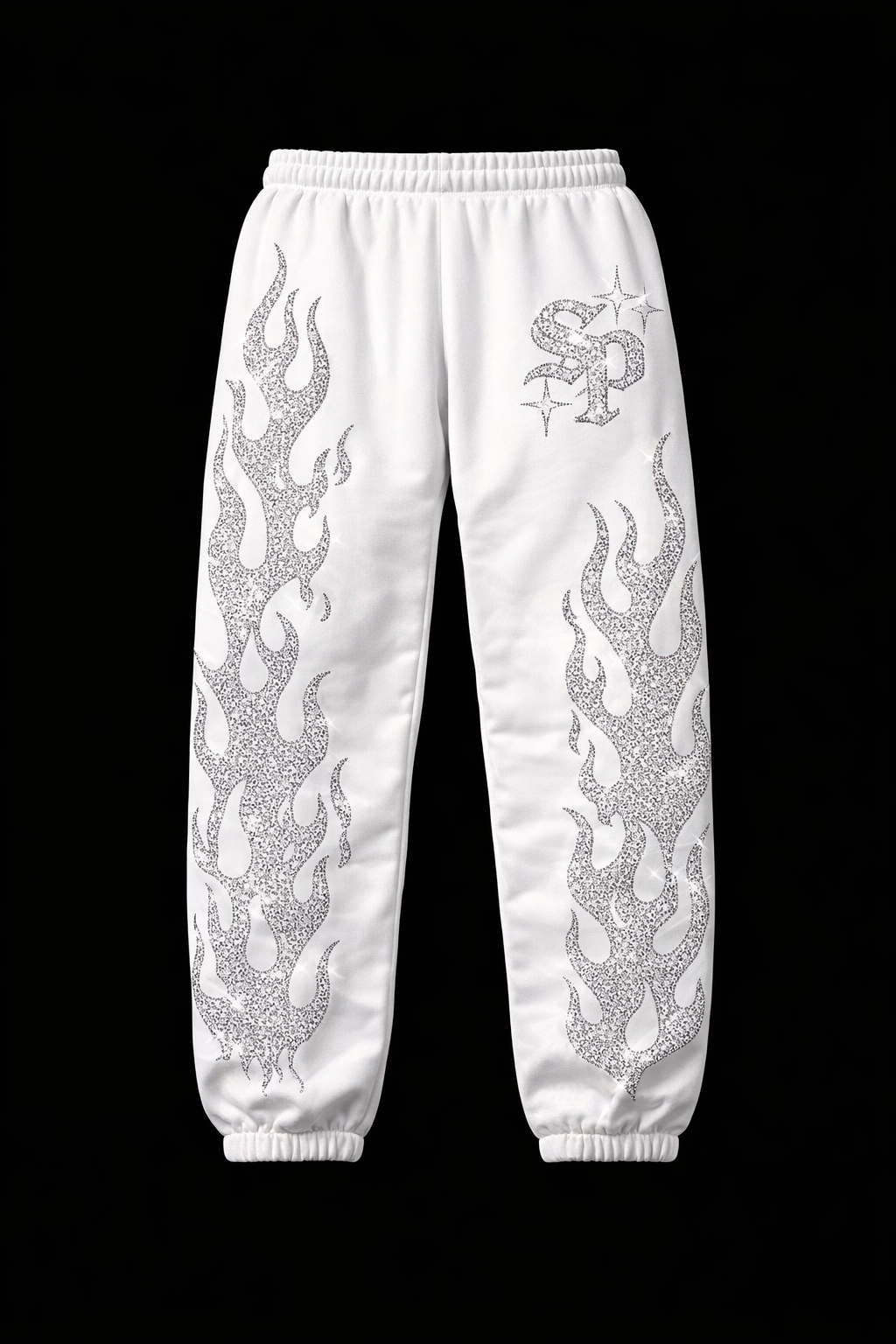 Rhinestone Superior Sweatpants (Flame Edition)