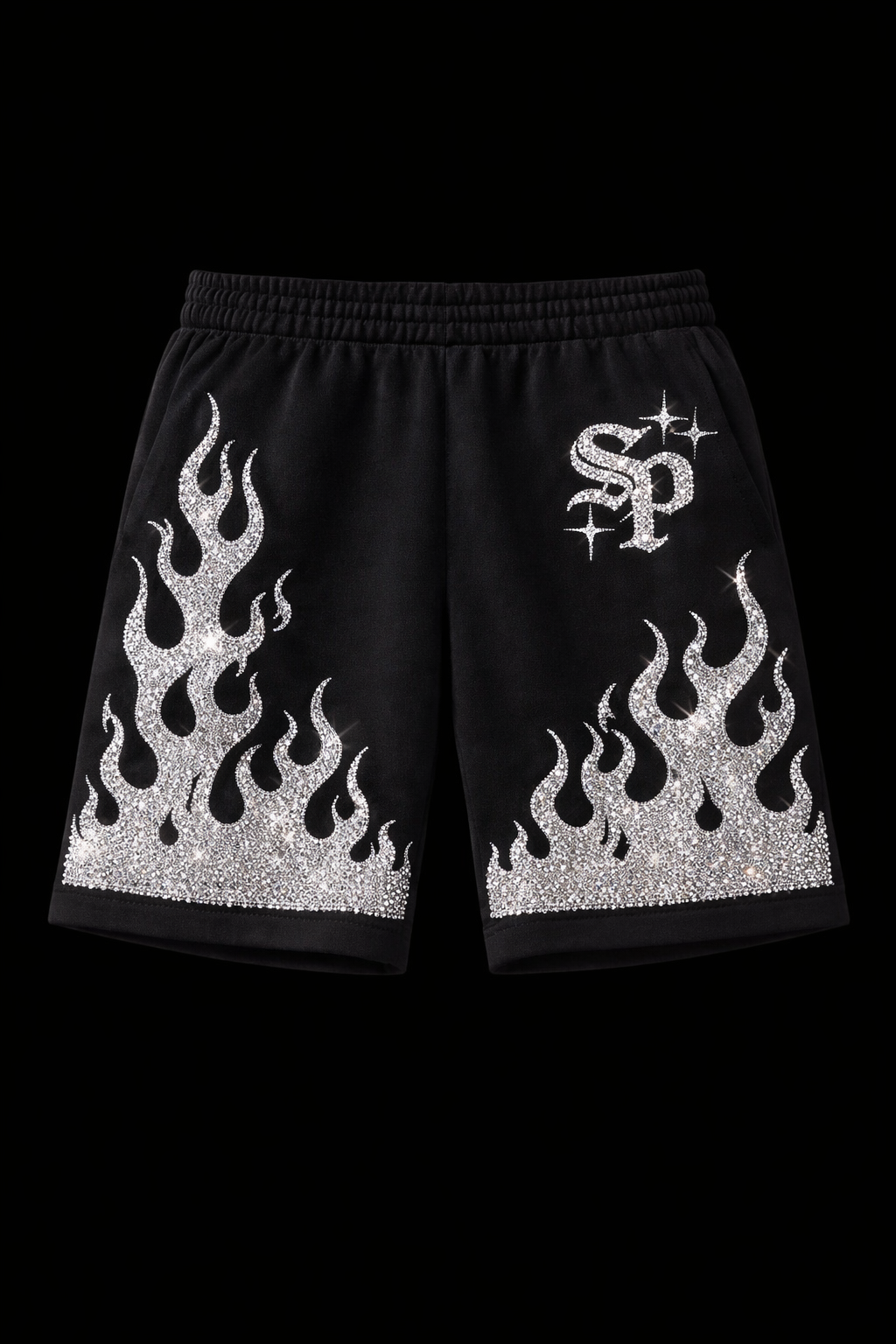 Rhinestone Superior shorts (Flame Addition)