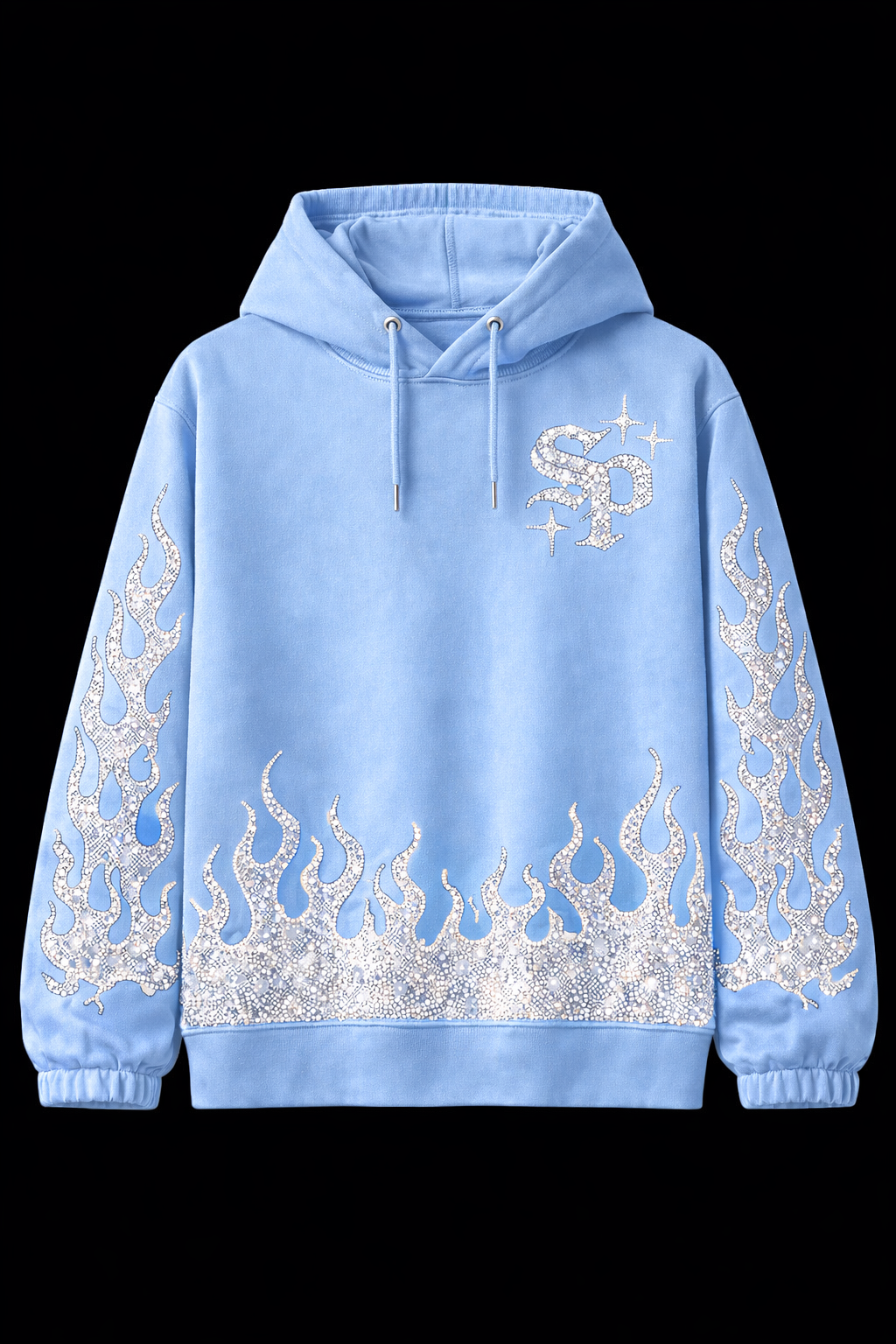 Rhinestone Superior Hoodie (Flame Edition)