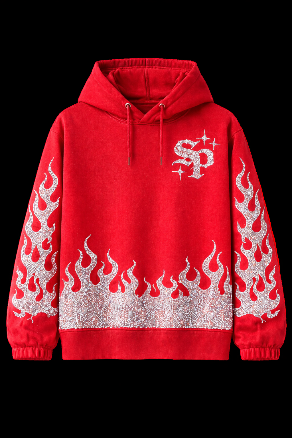 Rhinestone Superior Hoodie (Flame Edition)