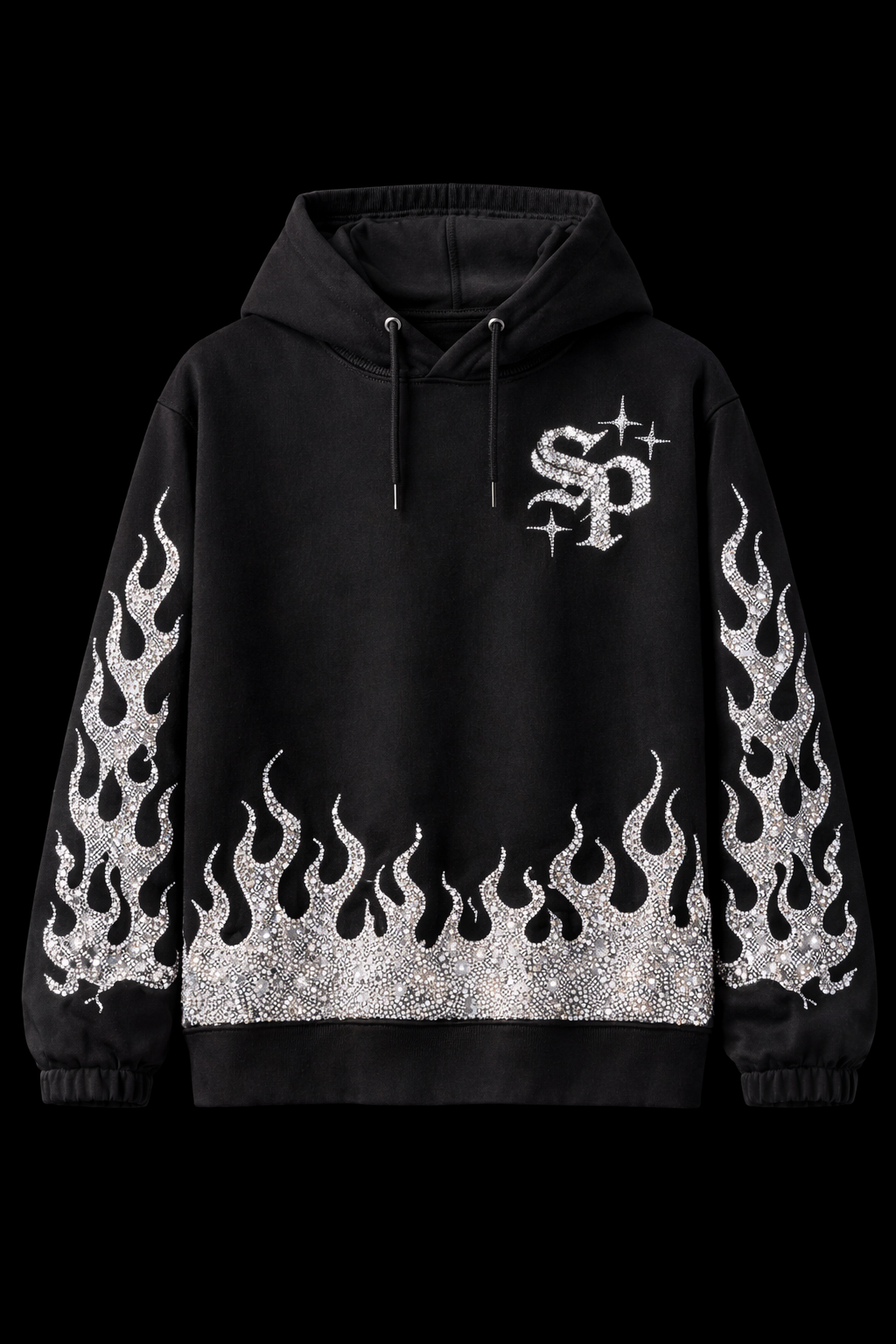 Rhinestone Superior Hoodie (Flame Edition)