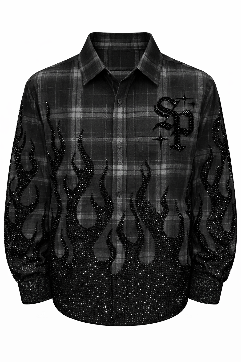 Rhinestone Superior Flannel (Flame Edition)