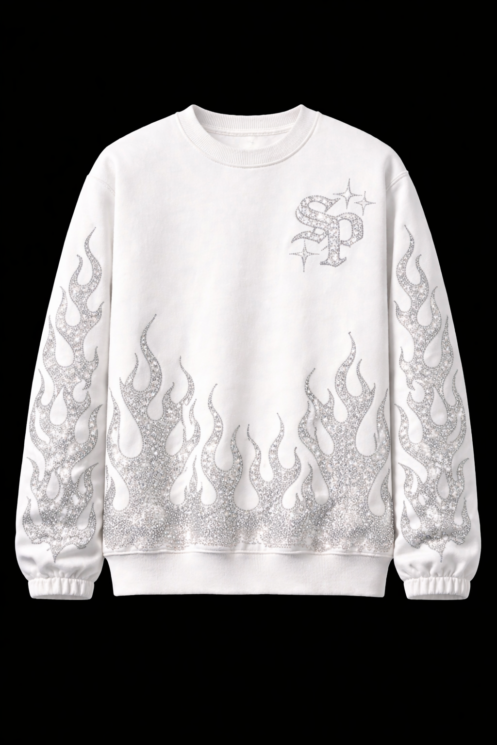 Rhinestone Superior Sweatshirt (Flame Edition)