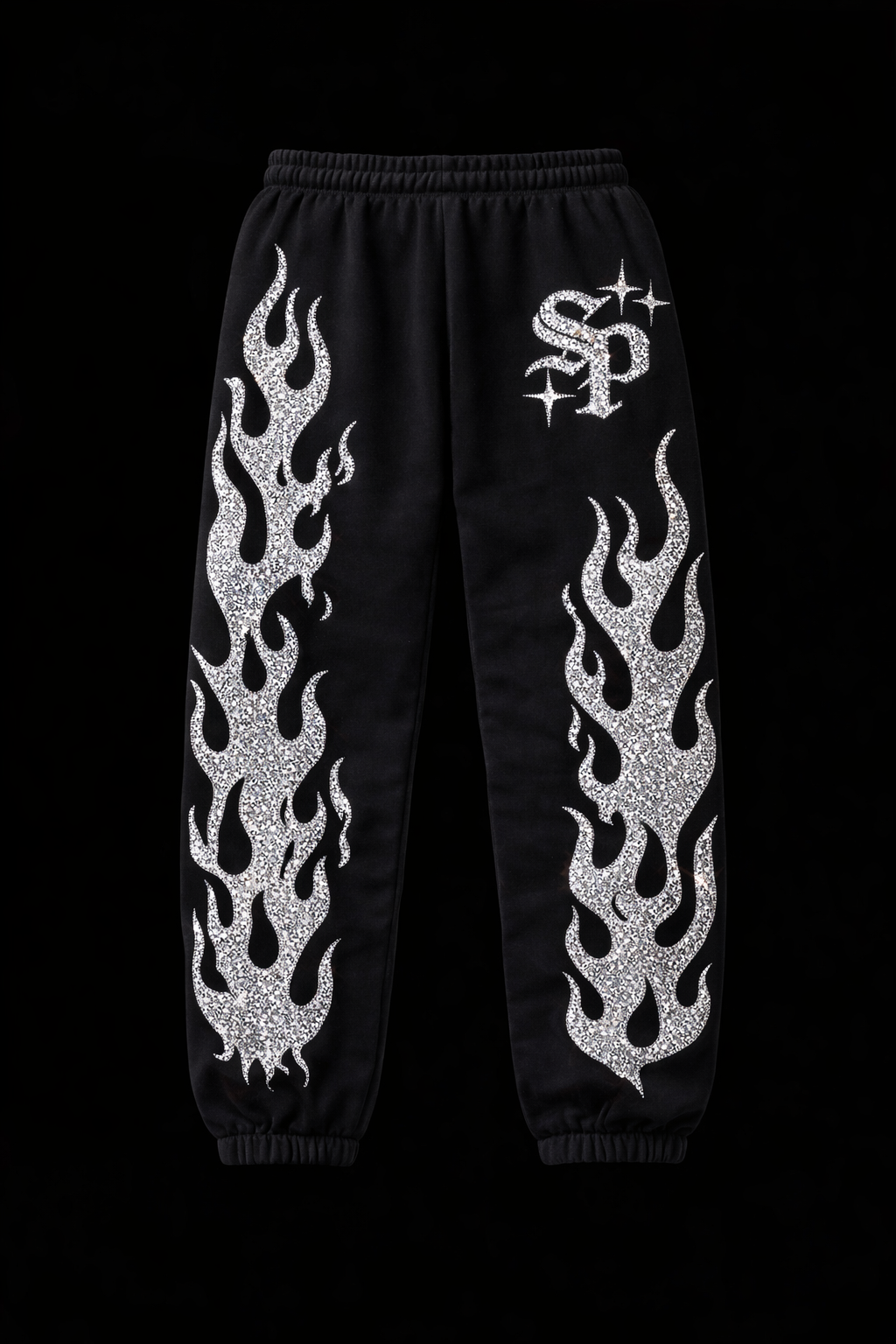 Rhinestone Superior Sweatpants (Flame Edition)