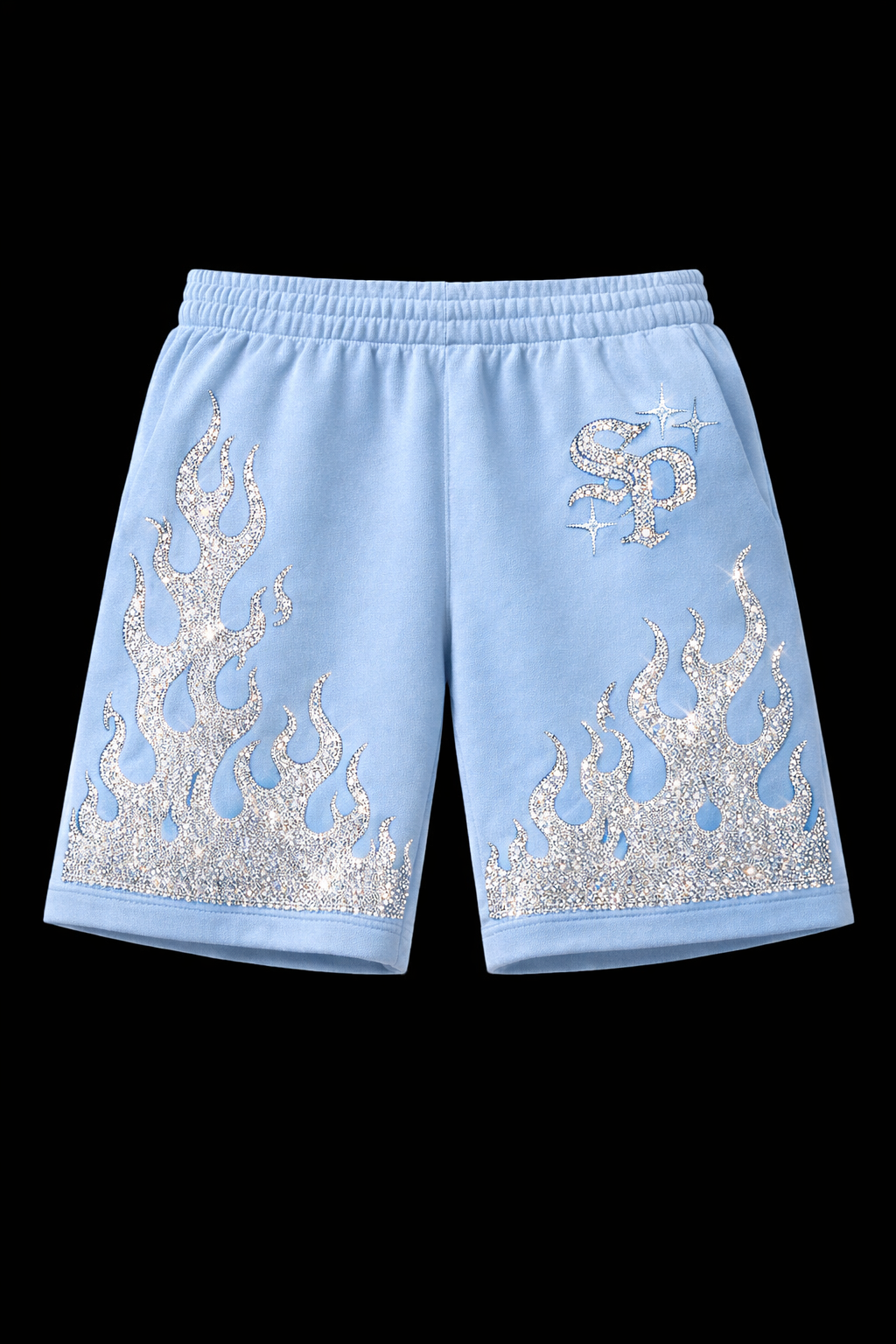 Rhinestone Superior shorts (Flame Addition)